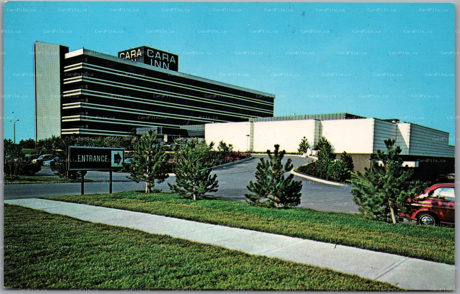 Postcard Malton Ontario The Cara Inn Opposite Toronto International Airport